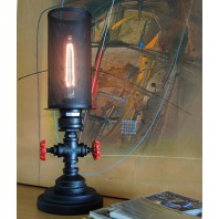 CLA-Veneto:Black Iron Table Lamps